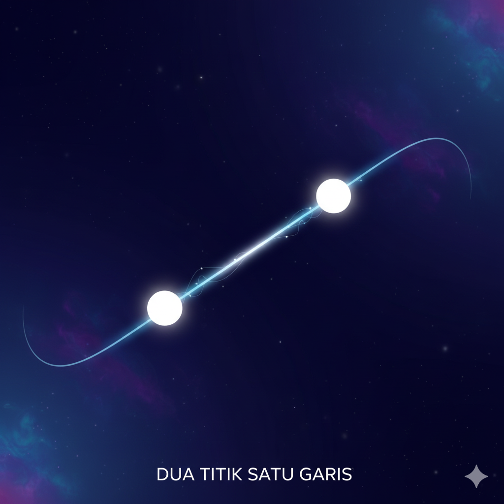 Dua Titik Satu Garis