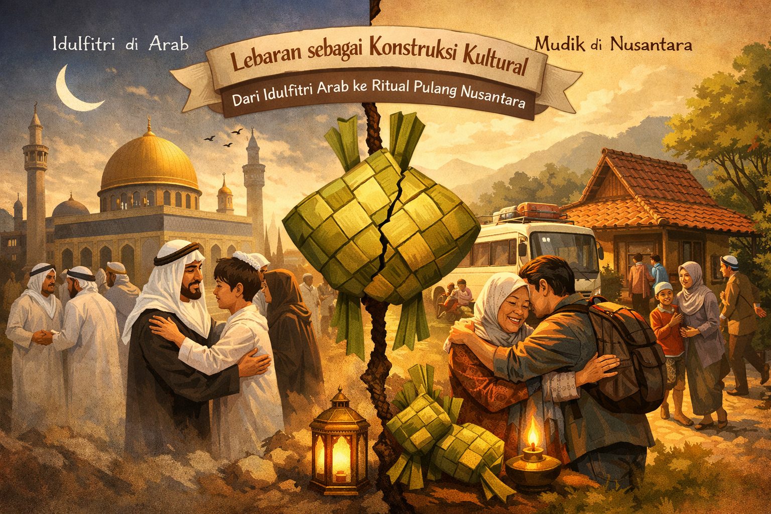 Lebaran sebagai Konstruksi Kultural: Dari Idulfitri Arab ke Ritual Pulang Nusantara
