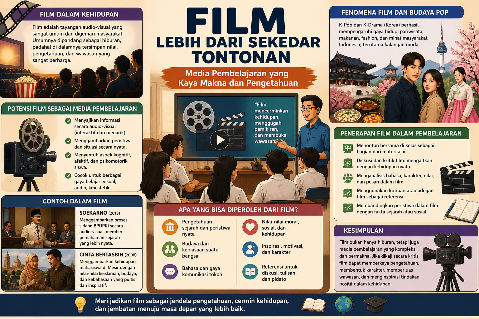 Film Sebagai Media Pembelajaran: Dari Hiburan Menuju Sumber Pengetahuan
