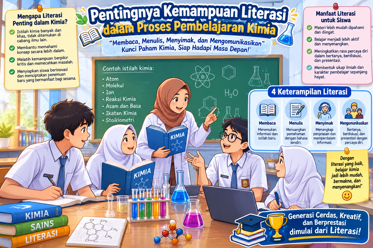 Pentingnya Kemampuan Literasi dalam Proses Pembelajaran Kimia