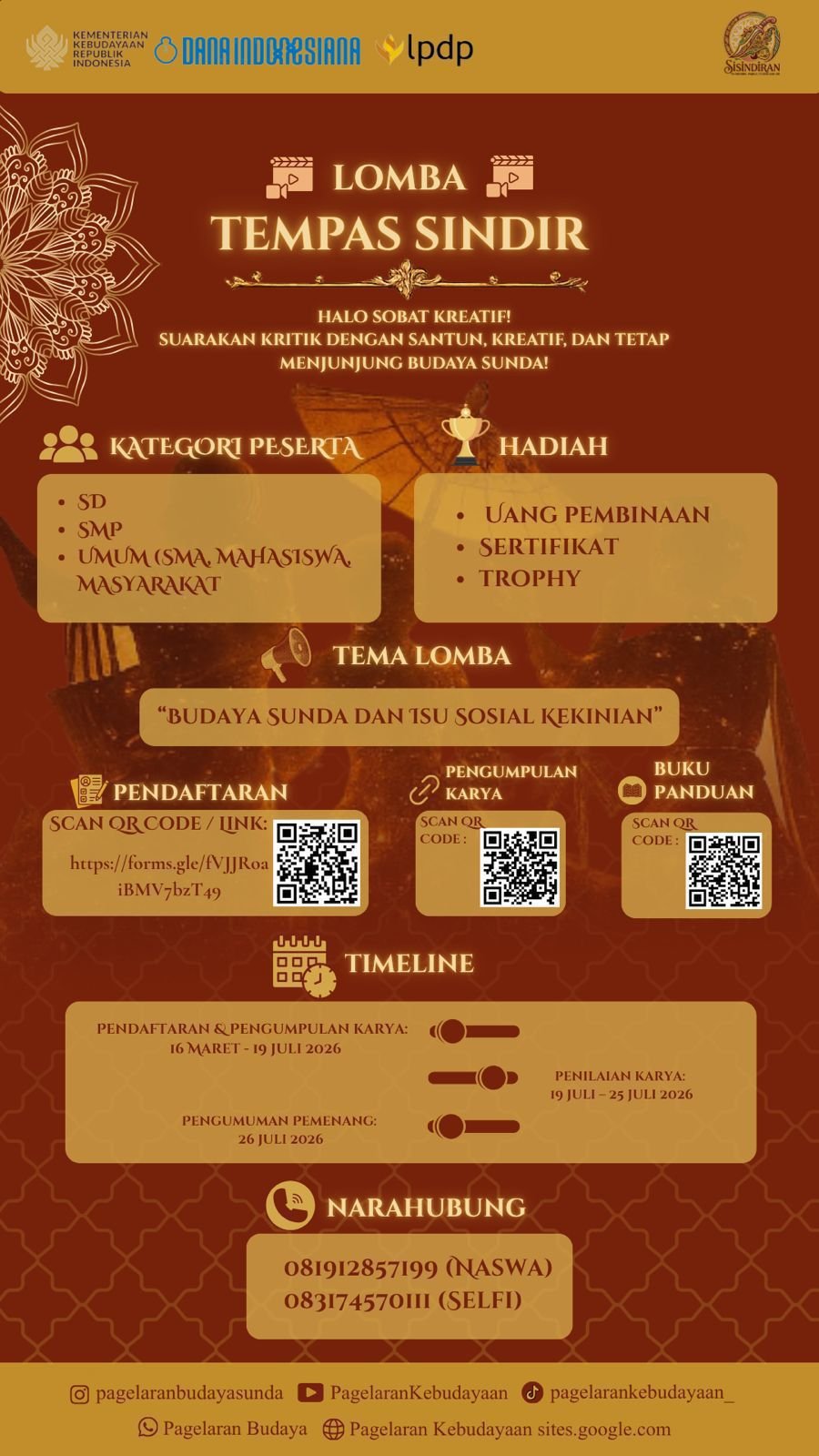 LOMBA TEMPAS SINDIR 2026 [DIPERPANJANG]